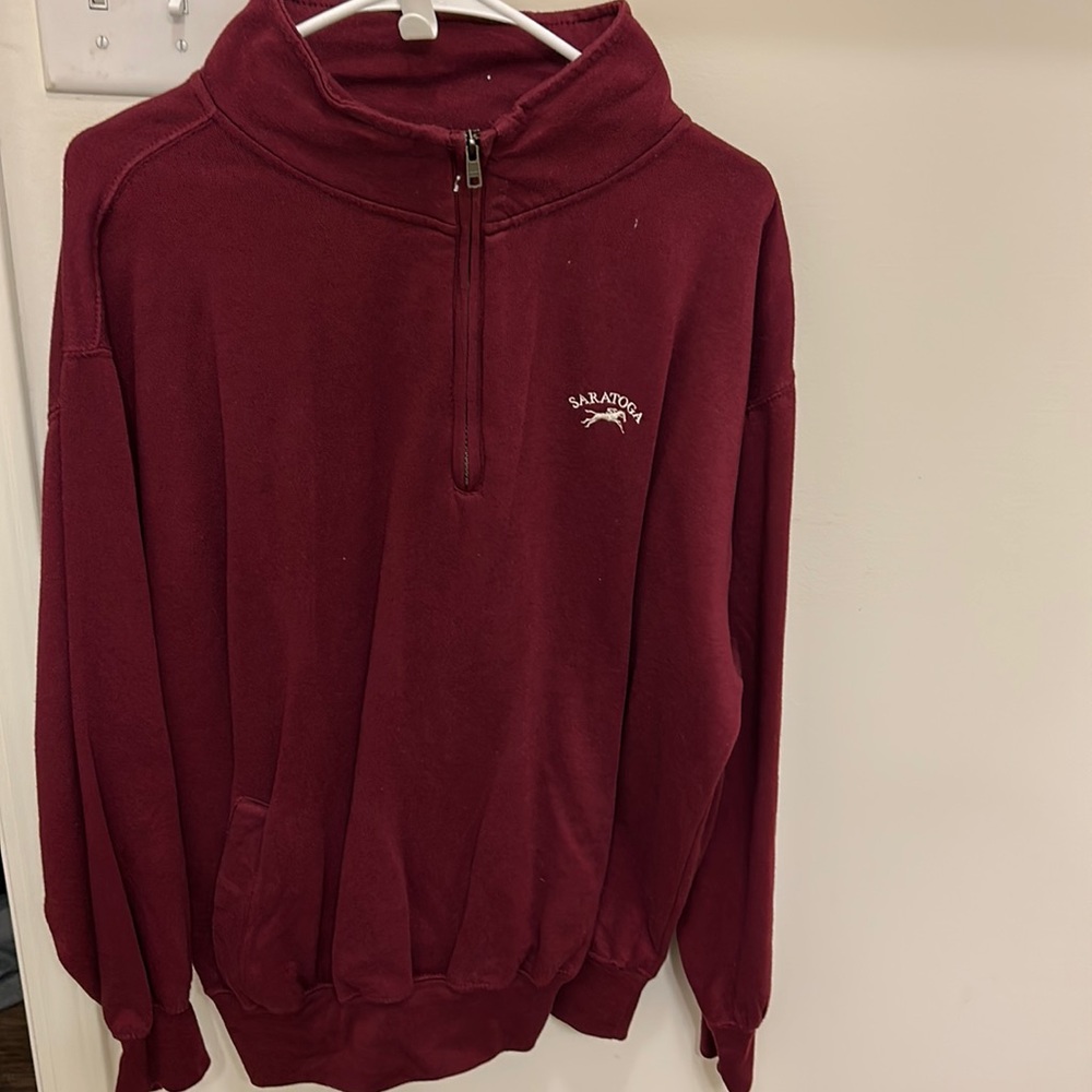 vintage saratoga quarter zip